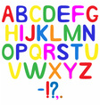 English alphabet vector image