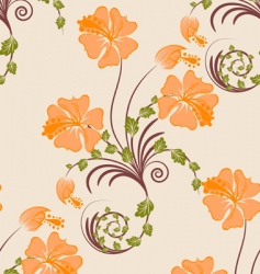 Floral background vector image