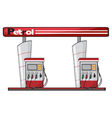 A petrol station A petrol station vector image