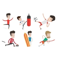 Set of sport characters Set of sport characters vector image