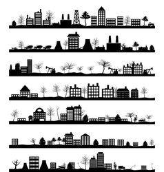 City landscapes vector image