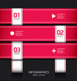 Leather pink color Design template vector image