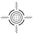 Gun sight template vector image