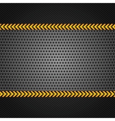 Punched metal surface template vector image