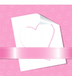 Valentines background vector image