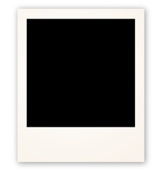 Polaroid frame for your object vector image