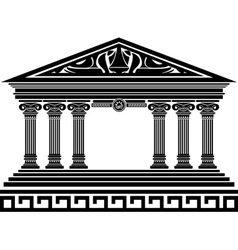 Fantasy temple fifth variant Fantasy temple fifth variant vector image