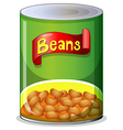 A can of beans vector image