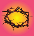Crown of thorns vector image