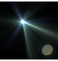 Blue flare vector image