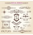 Vintage calligraphy vector image