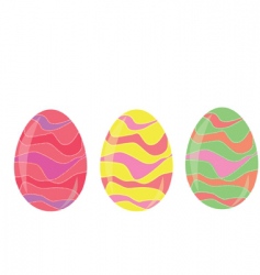 Easter eggs Easter eggs vector image