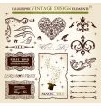Vintage calligraphy vector image