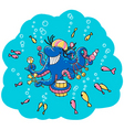 Octopus vector image