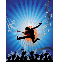Rock Guitarist vector image