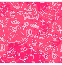 Princess pattern vector image