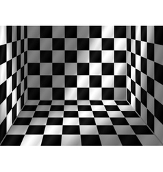 Tiled room vector image