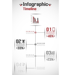 INFOGRAPHIC TIMELINE CONCEPT vector image