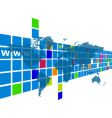 World vector image