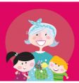 Family portrait vector image