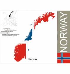 Norway vector image