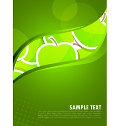 Apple concept background vector image