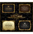 Vintage frames vector image