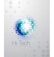 Abstract sparkling blurred shape background vector image