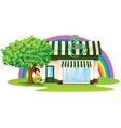 Coffee shop vector image