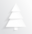 Paper Christmas tree vector image