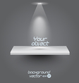 Presentacion shelf vector image