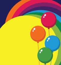 Balloons vector image