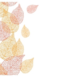 Leaves Seamless stylish pattern vector image
