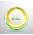 Shiny circle background vector image