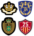 Emblem badge set vector image