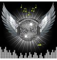 Music background vector image