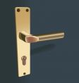 Door handle vector image