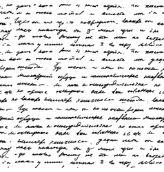 Seamless vintage text pattern on background vector image