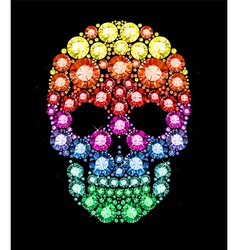 Gem Skull vector image