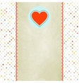 Valentines Heart Card vector image