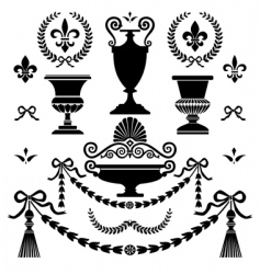 Style design elements vector image