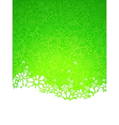 Green ornate background Green ornate background vector image