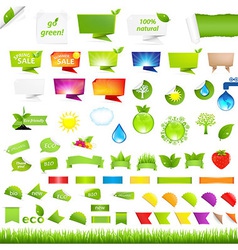 Eco Collection Design Elements vector image