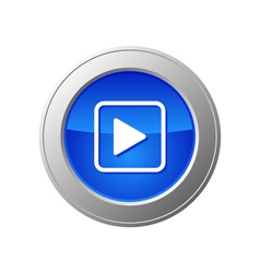 Video button vector image
