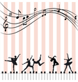Abstract music festival wallpaper vector image