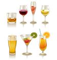 Cocktails and drinks vector image