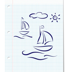 Summer holiday concept Summer holiday concept vector image