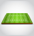 Clear green rugby or soccer field Clear green rugby or soccer field vector image