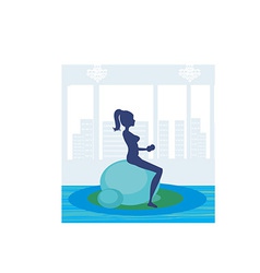 Cartoon female design Cartoon female design vector image