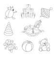 Toys Set vector image